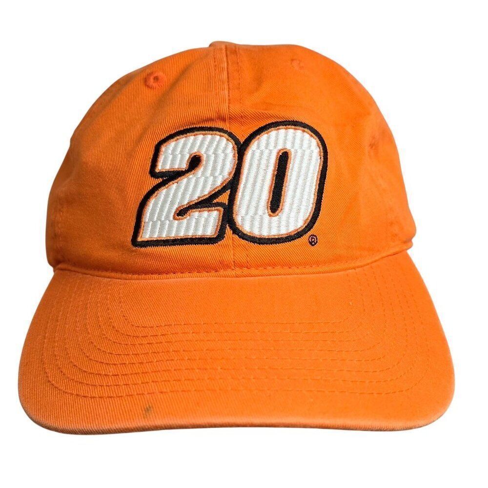 Tony Stewart Orange Chase Authentics Adjustable Cap With #20 Embroidery Nascar